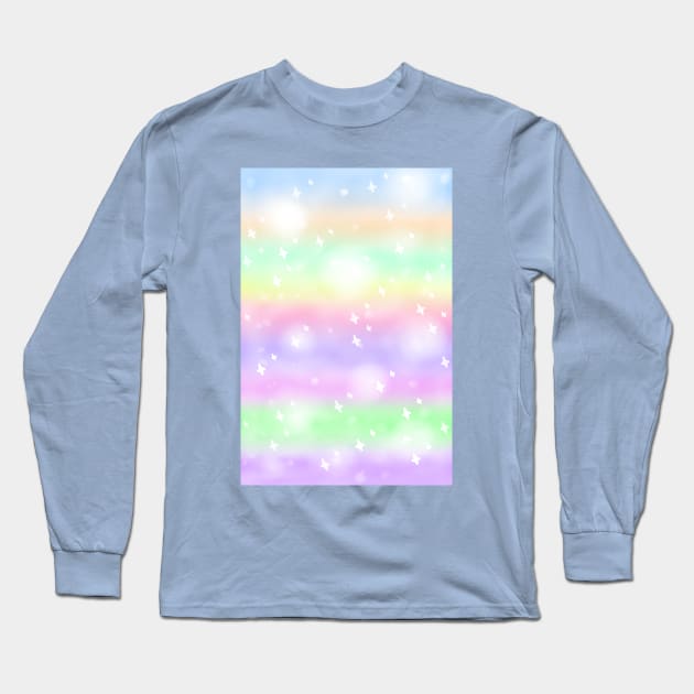 Pastel Rainbow Long Sleeve T-Shirt by ShionS3